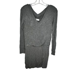 Bailey 44 Wool Blend Gray Mini Dress‎